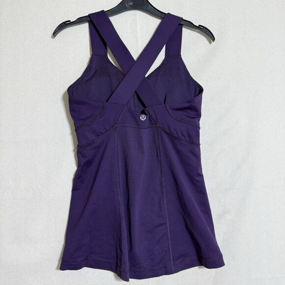 Lululemon Tops - Lululemon Push Ur Limits Tank Top Women's 6 Deep Zinfandel Luxtreme *read detail